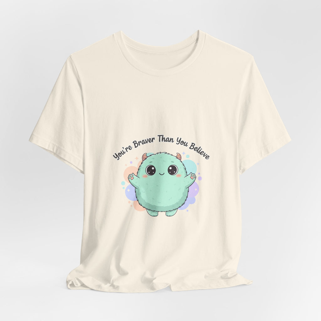 Brave Blob Monster Tee | cute monster shirt, kawaii encouragement