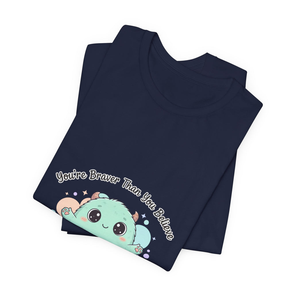 Brave Blob Monster Tee | cute monster shirt, kawaii encouragement