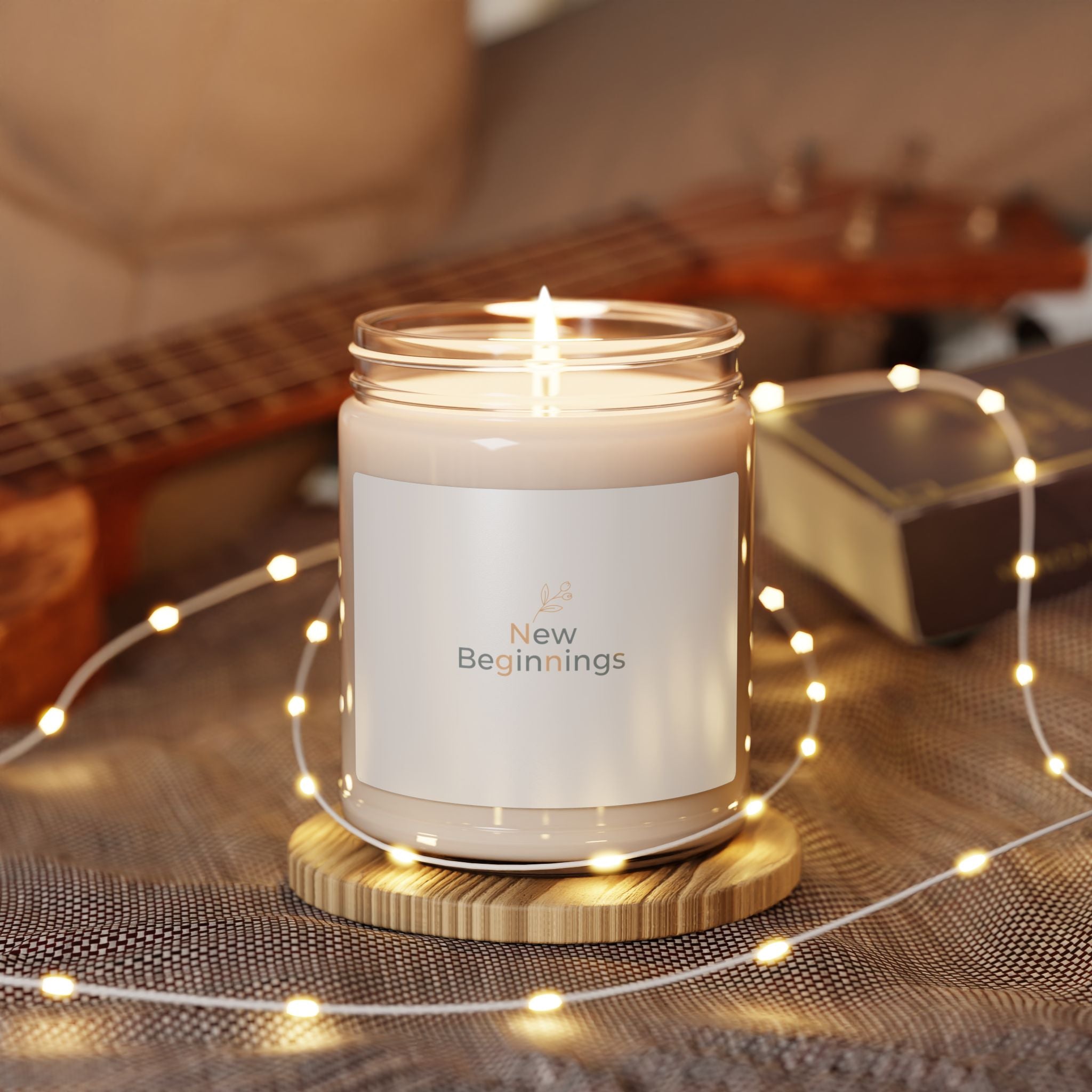 New Beginnings Candle | Fresh-Start Minimalism, Soy 9oz