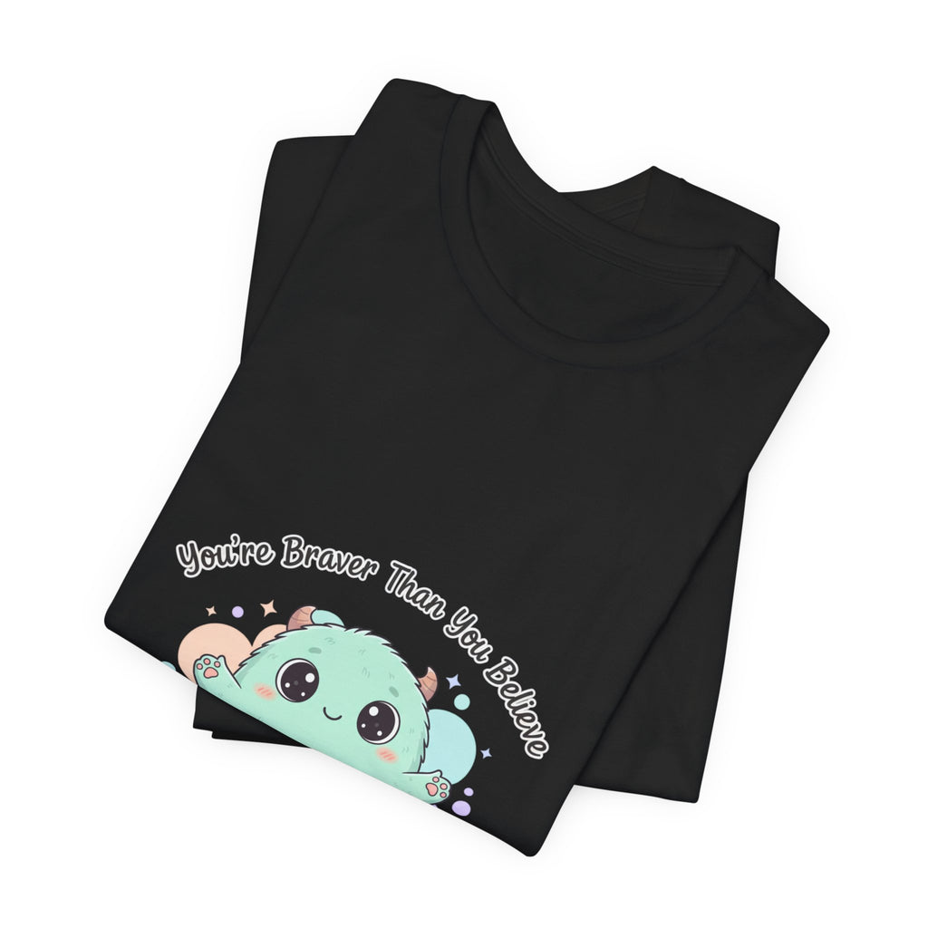 Brave Blob Monster Tee | cute monster shirt, kawaii encouragement