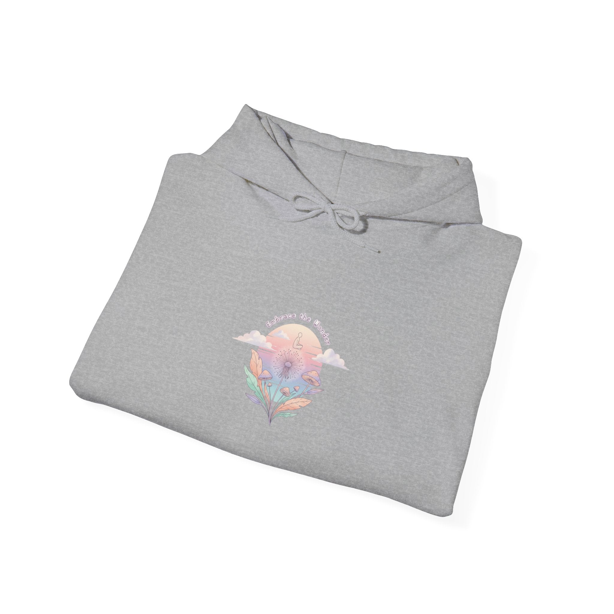 gentle surreal creature hoodie | wholesome surrealism, soft pastel