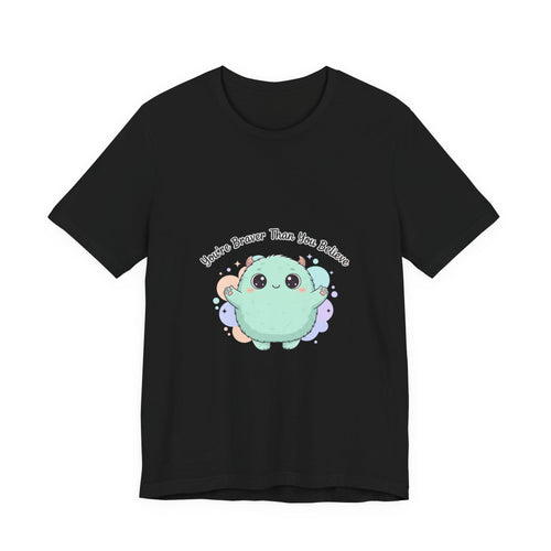 Brave Blob Monster Tee | cute monster shirt, kawaii encouragement