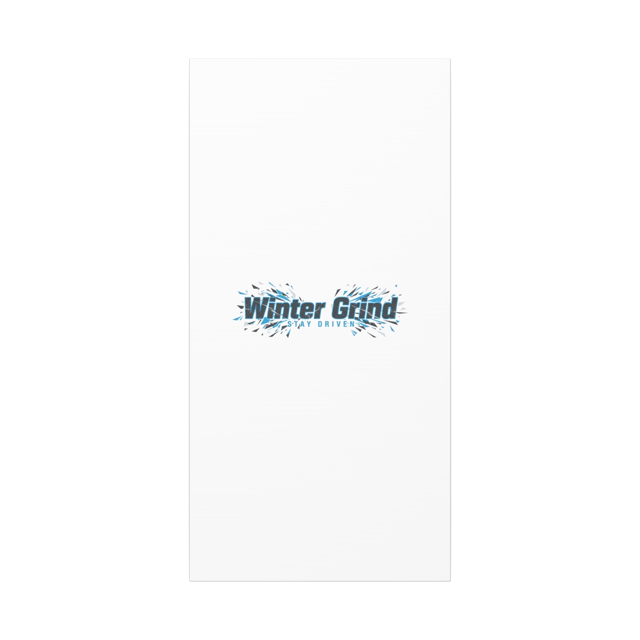 Winter Grind Canvas | Fitness Motivation, Sweat Through Winter Wall Art