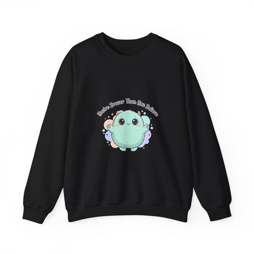 Brave Blob Monster Sweatshirt | cute monster sweatshirt, therapy monster