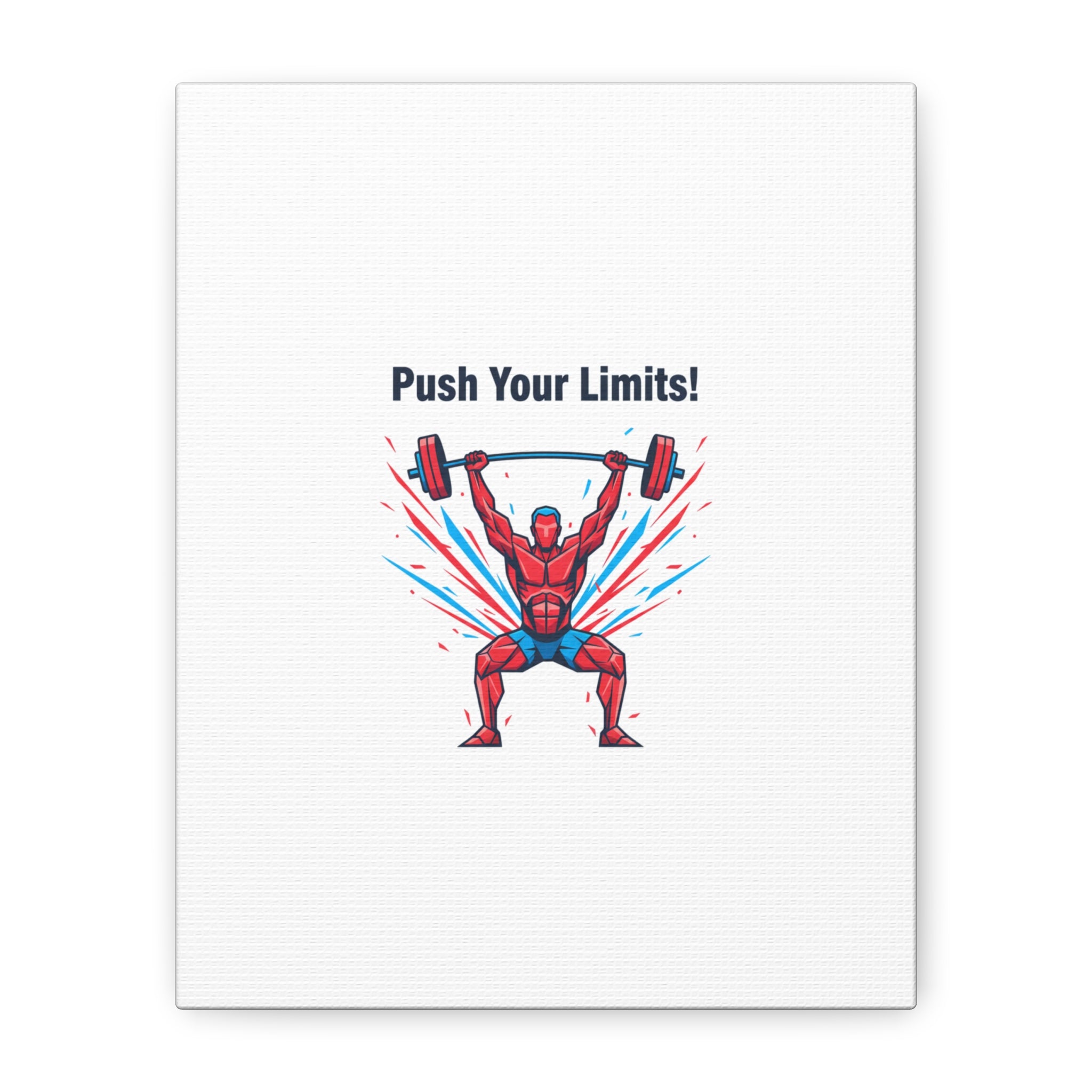 Push Your Limits Canvas | Fitness Motivation Wall Art