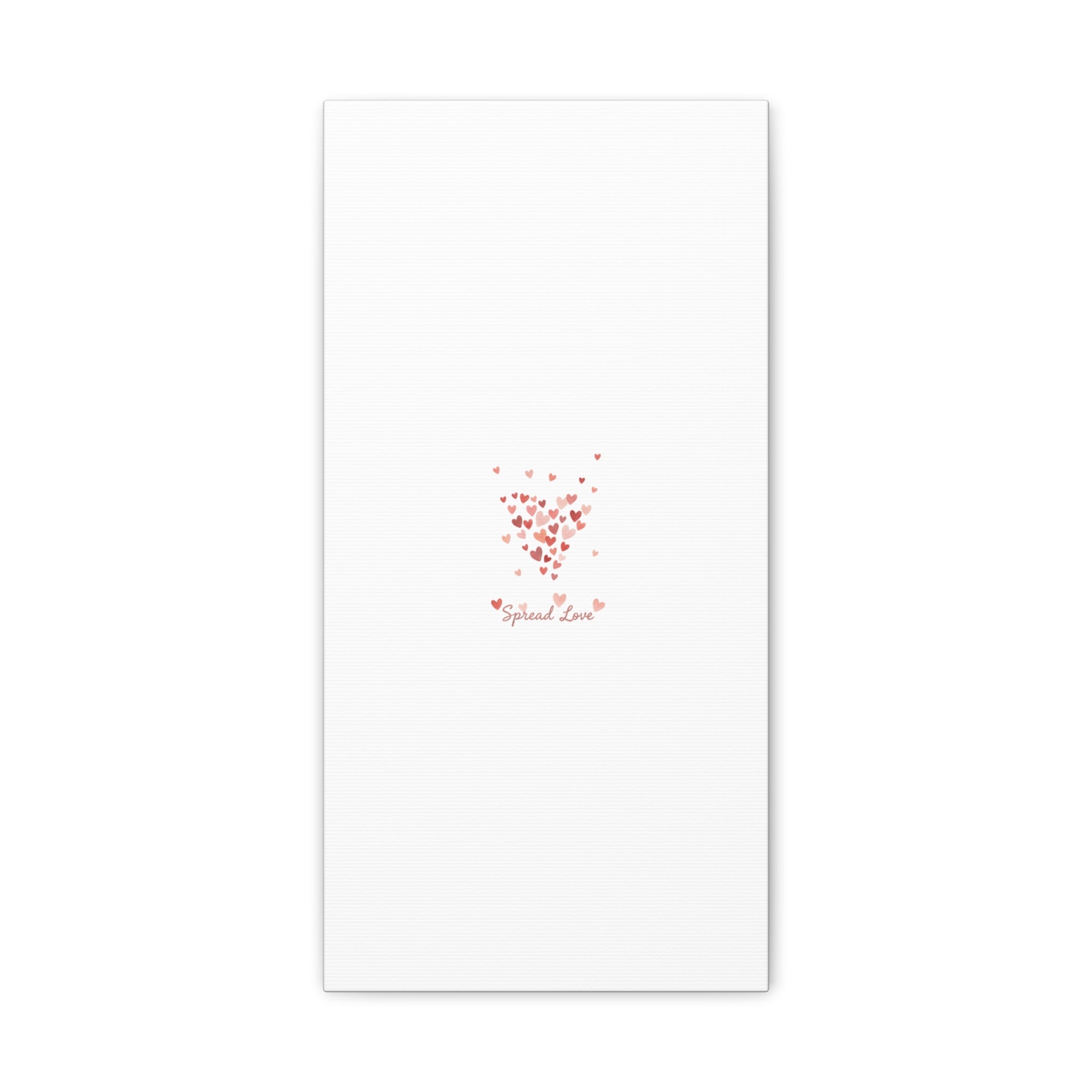 Tiny Heart Confetti Matte Canvas | Spread Love Wall Art