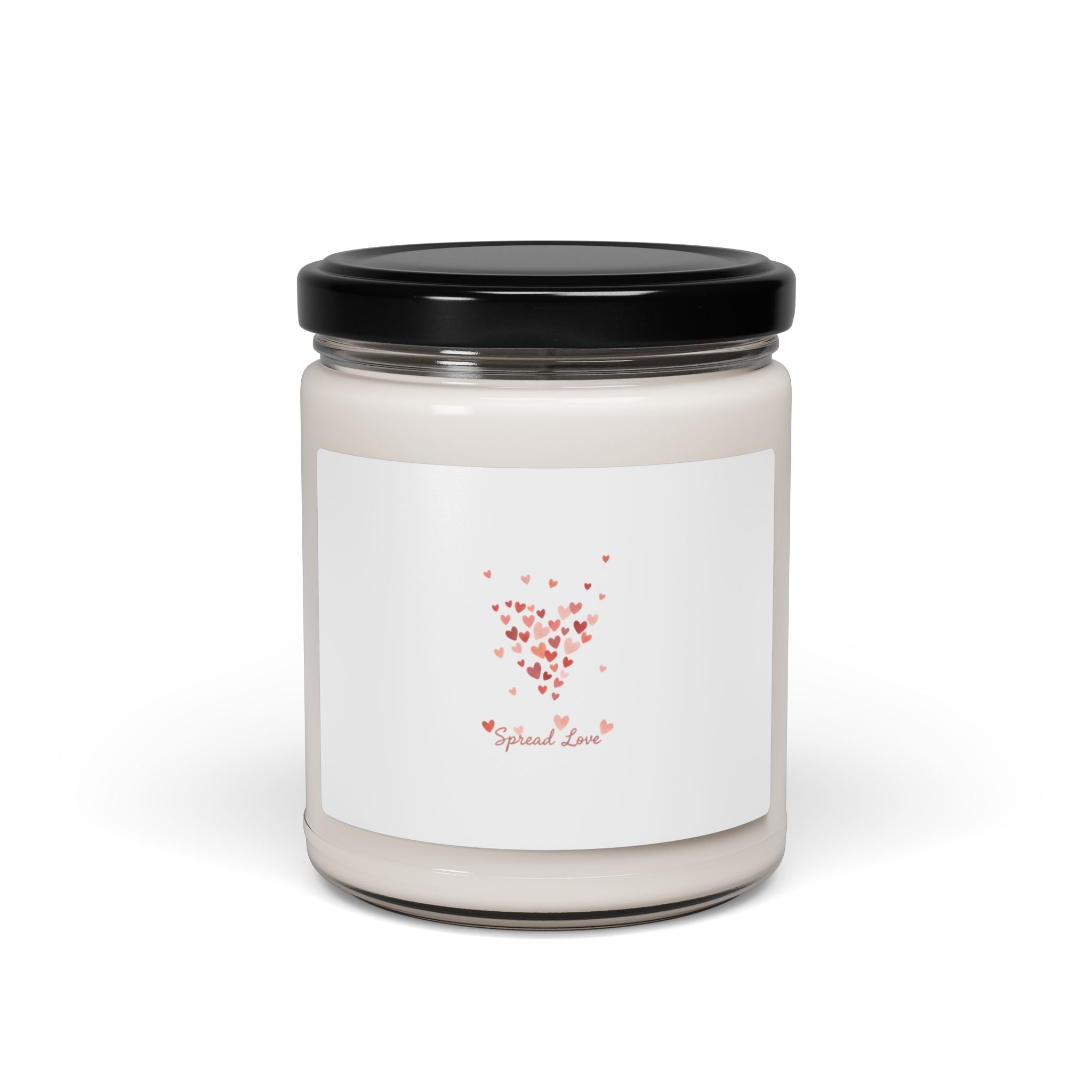 Tiny Heart Confetti Candle | Soy Candle 9oz, Pre-Valentine’s Micro Heart Design