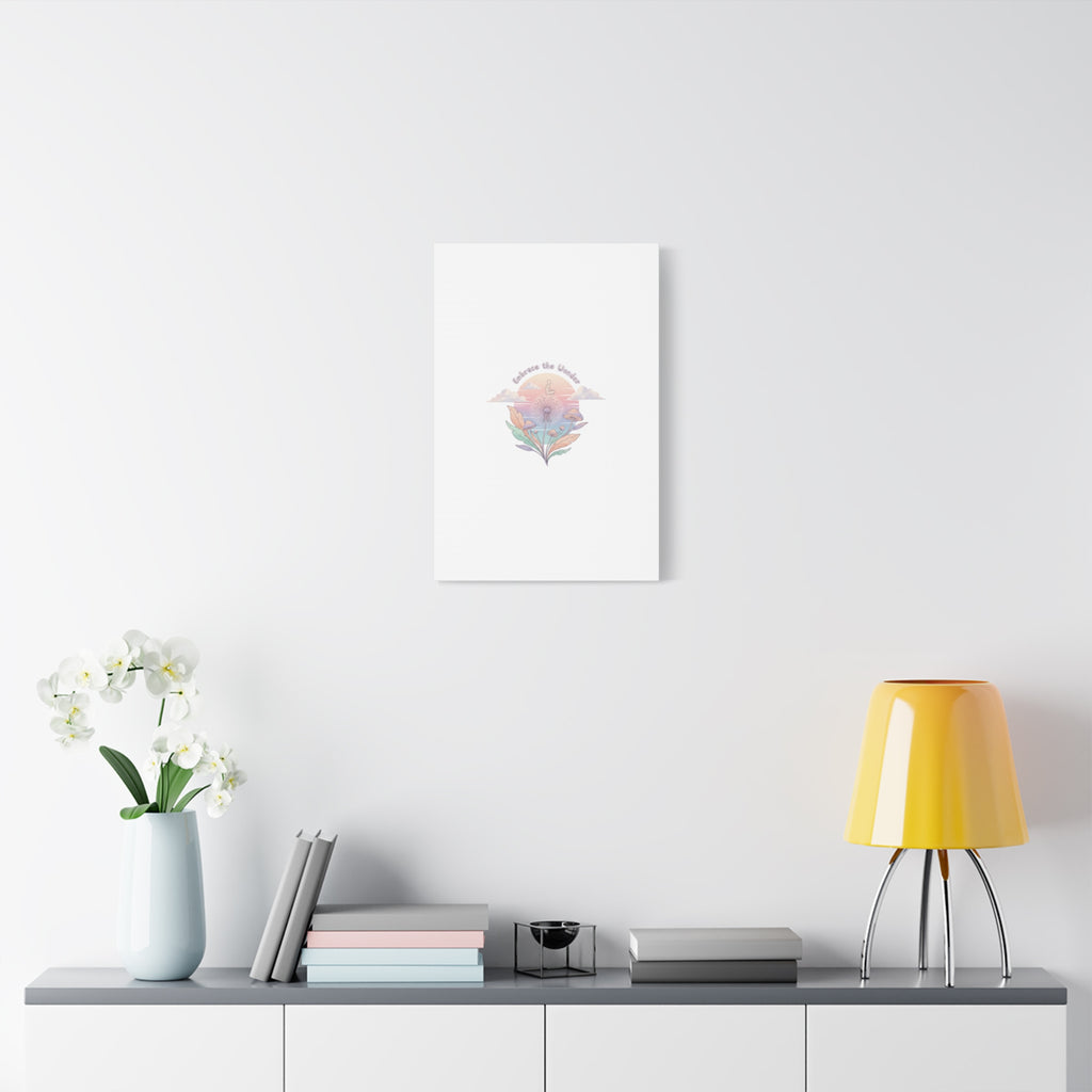 Embrace the Wonder pastel surreal nature print, Canvas