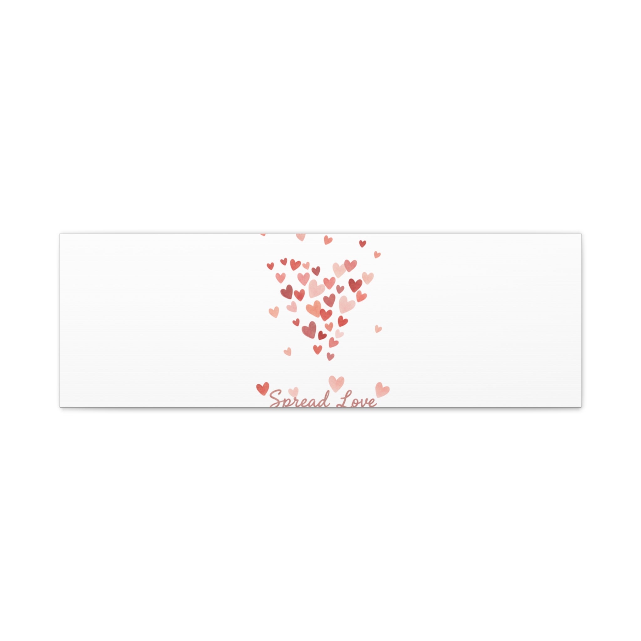 Tiny Heart Confetti Matte Canvas | Spread Love Wall Art