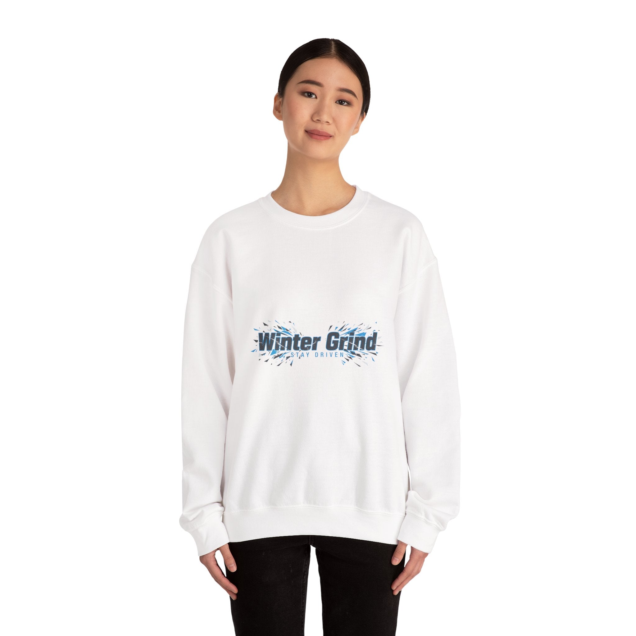 Winter Grind Crewneck Sweatshirt | winter workout shirt, fitspiration apparel