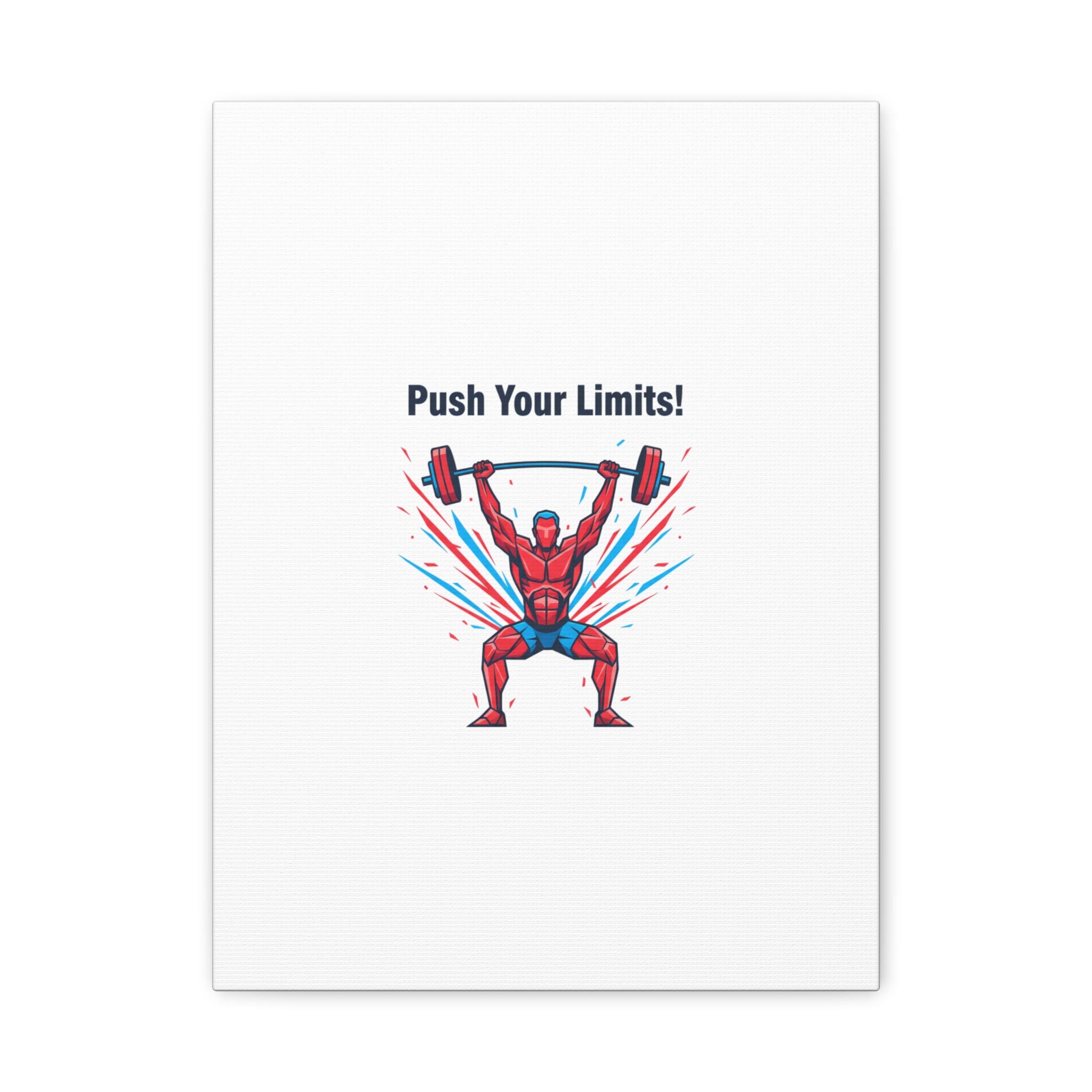 Push Your Limits Canvas | Fitness Motivation Wall Art