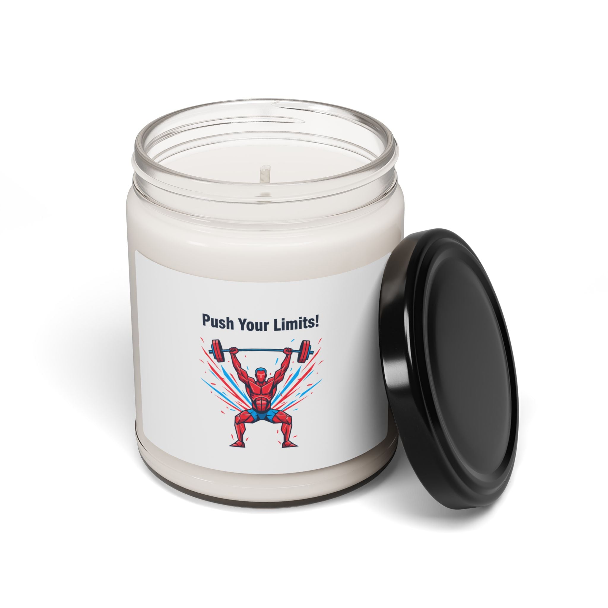 Push Your Limits Candle | Soy Fitness Motivation Candle, Gym Mantra