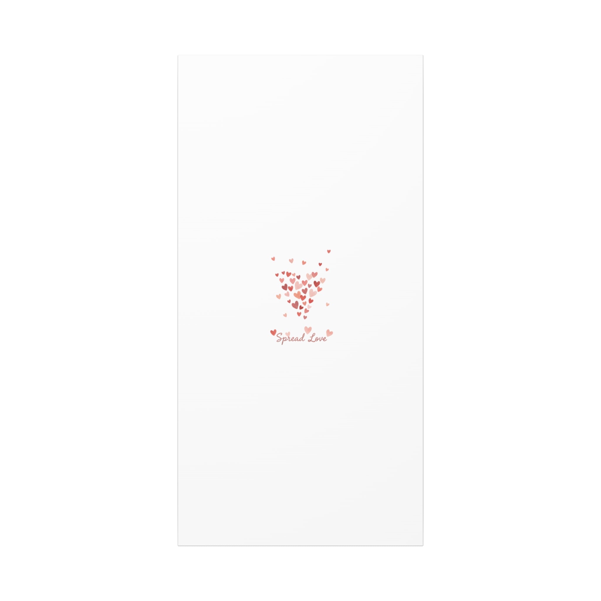 Tiny Heart Confetti Matte Canvas | Spread Love Wall Art